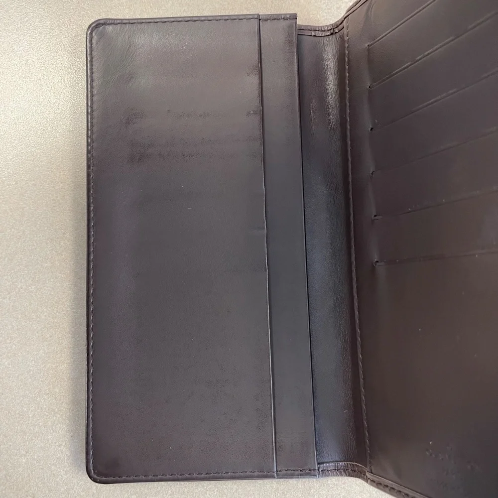 Louis Vuitton Brown Epi Leather Porte Cartes Credit Wallet -Preloved